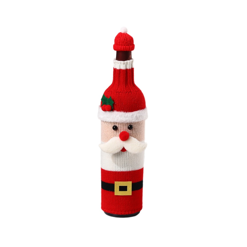 Wine Beer Hat - Dzianinowy pokrowiec na butelkę wina z